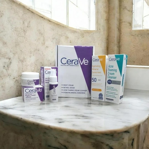 [MKZ-708918-708918001] CeraVe Whitening Brightening 4-Piece Skincare Set
