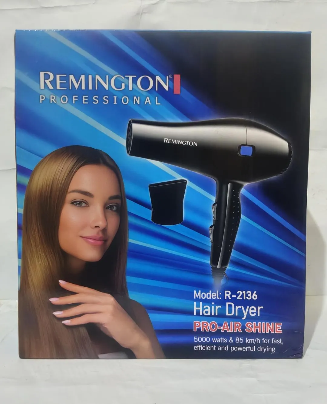 [MZ75500000316AZFNMT] Remington Professional R-2136 Hair Dryer Black Fast Drying